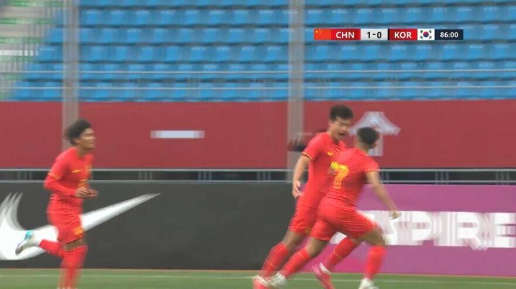 U22國足1-0韓國全場數(shù)據(jù)：控球率49%落后韓國，10射7正領(lǐng)先對手