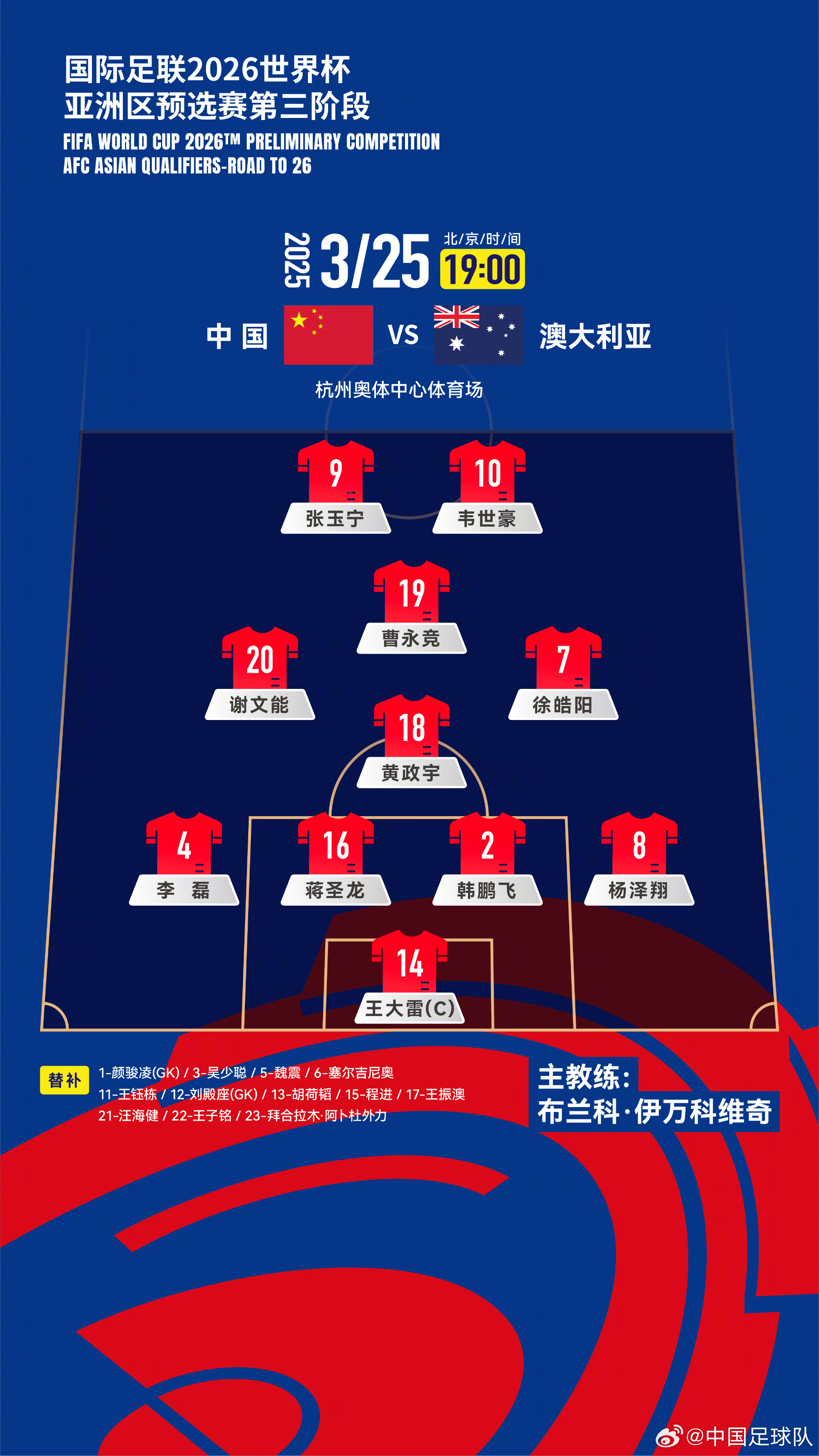 遭伊萬詬??！國足首發(fā)11人聯(lián)賽出場：僅4人鐵主力，楊澤翔0出場