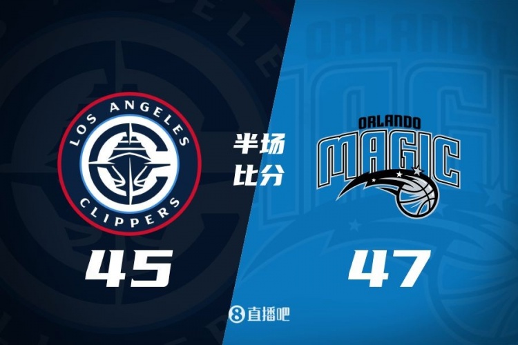防守大戰(zhàn)！魔術(shù)16-5結(jié)束上半場47-45快船 班凱羅16分祖巴茨13+10